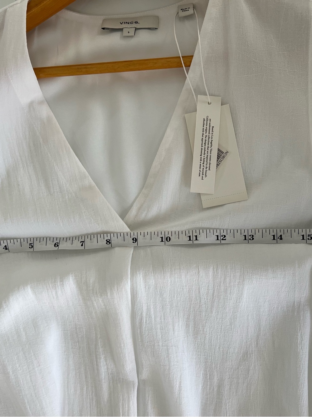 Vince white sleeveless dress. Great for vacation, parties NWT. Never worn! - Picture 6 of 8